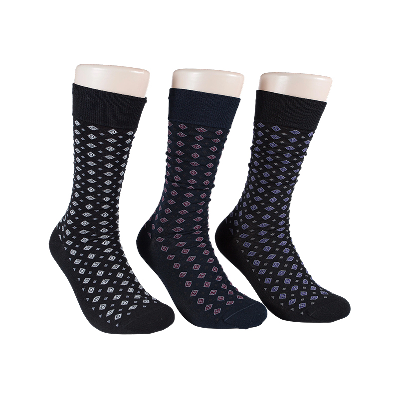 Mercerized Cotton Crew Socks ng Men's