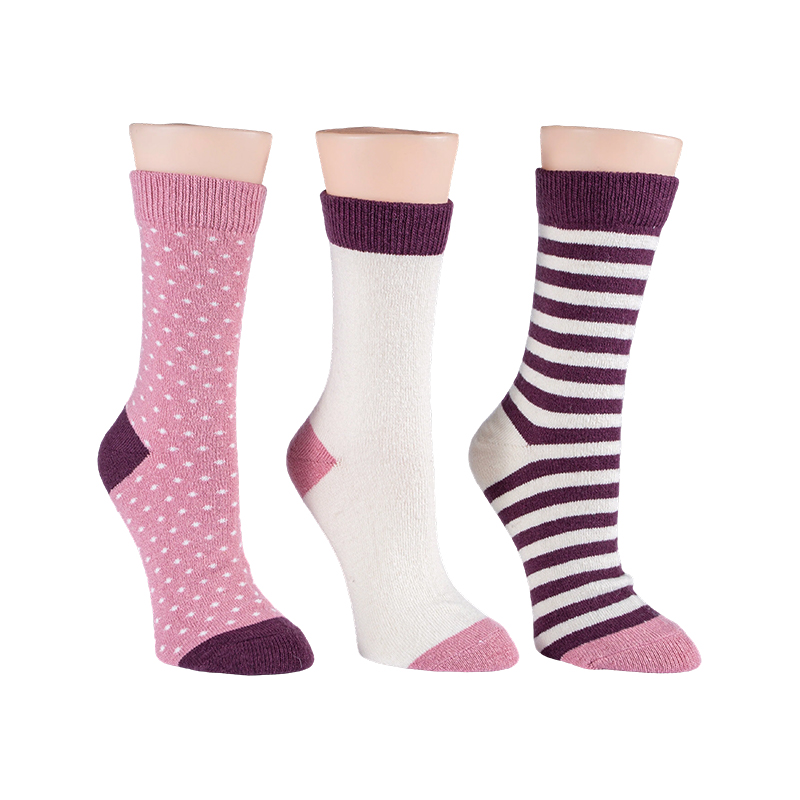 Mga Medyas na Ladies Wool Stripe