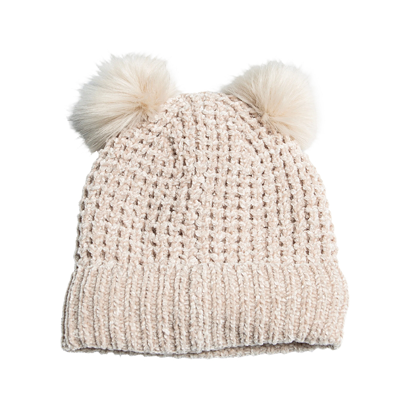 Waffle ng Bata Chenille Cuff Hat
