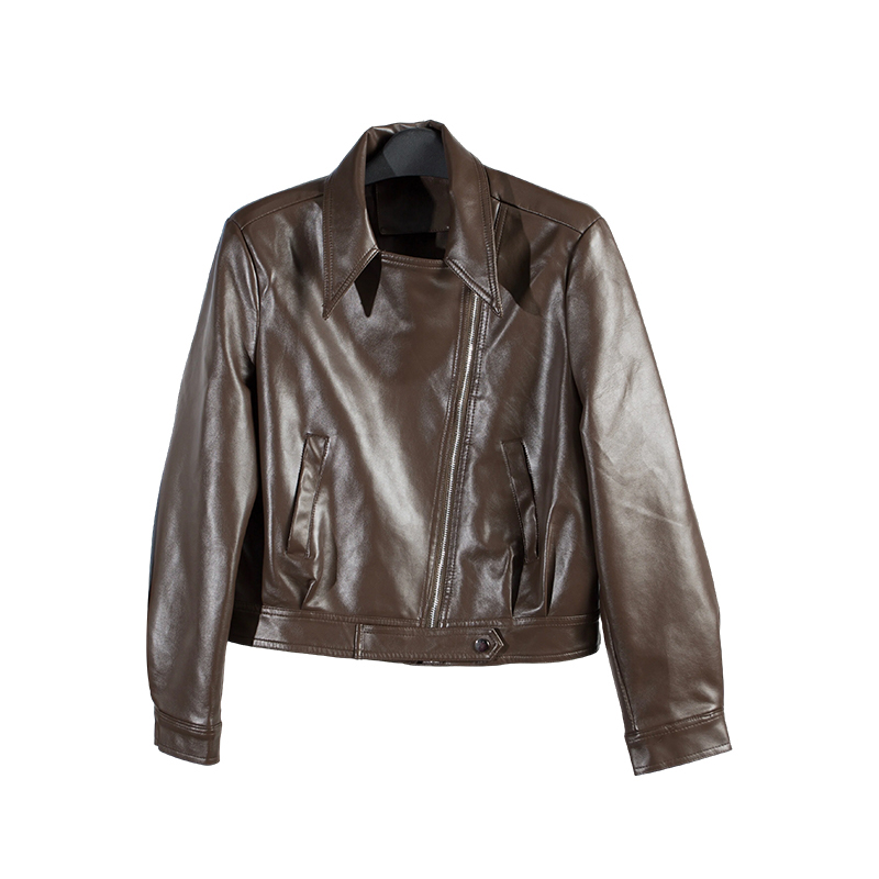 Pangbabaeng PU Jacket