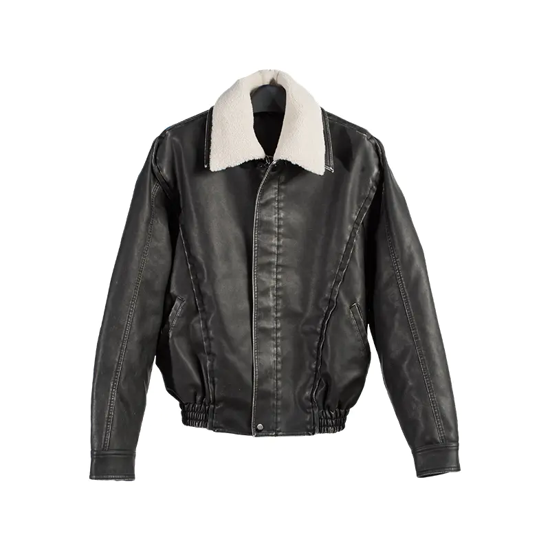 Pangbabaeng PU Jacket